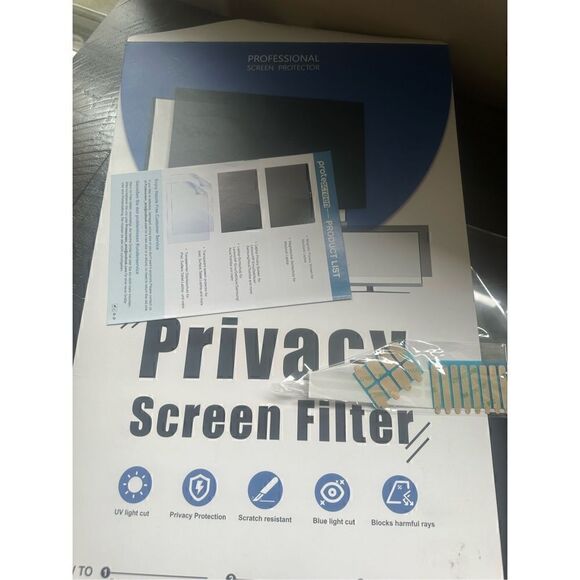 [2-Pack] 23 Inch Computer Privacy Screen Filter for 16:9 Widescreen Monitor - Picture 9 of 10